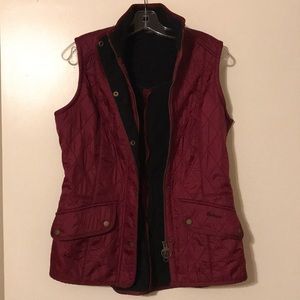 Barbour Cavalry Quilted Gilet- Merlot US8/UK12